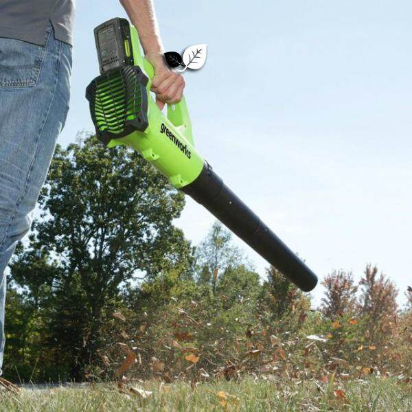 Greenworks G24AB 24V Cordless Axial Blower(With 4AH Battery &amp; Charger)