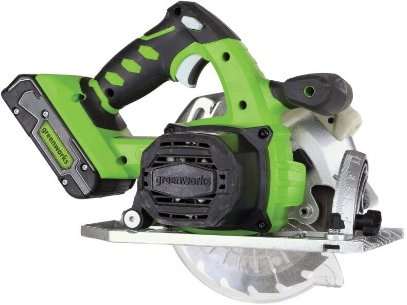 Greenworks G24CS 24V Cordless Circular Saw(Without Battery &amp; Charger)