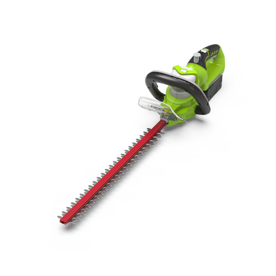 Greenworks 24V 57cm Cordless Deluxe Hedge Trimmer 90degree Rotary G24HT57 (Without Battery &amp; Charger)