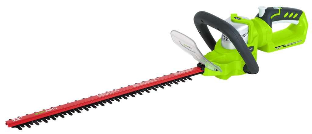 Greenworks 24V 57cm Cordless Deluxe Hedge Trimmer 90degree Rotary G24HT57 (Without Battery &amp; Charger)