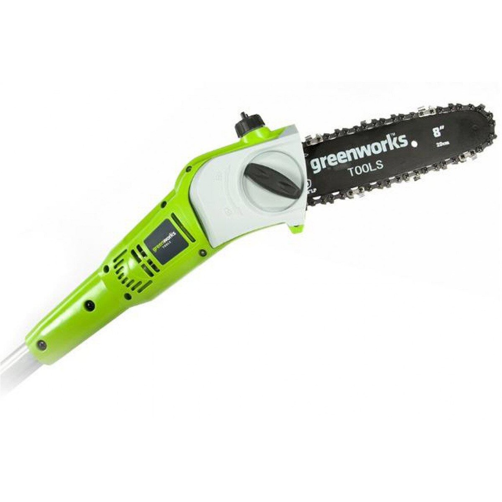 Greenworks G24PS20 24V 20CM Cordless Pole Saw (Without Battery &amp; Charger)